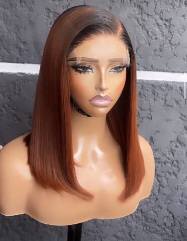 14inches 250g 5*5 HD closure wig
Custom colored