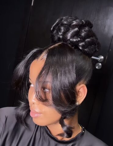 Ponytail- HD frontal and 2 bundles