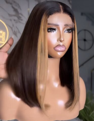 14inches 200g 2*6 closure Custom colored