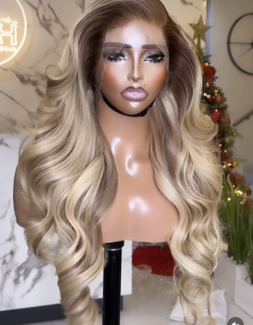 26inches layered 13*6HD frontalBlonde wig