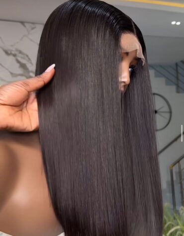 18inches 200g 2*6 closure wig