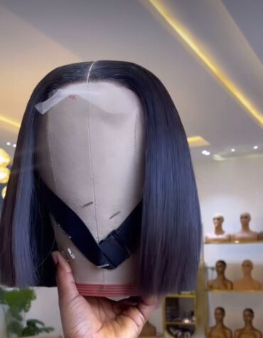 10inches 200g 2*6 closure Blunt cut