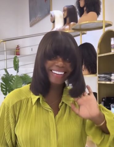 12inches 200g closure fringe layered
