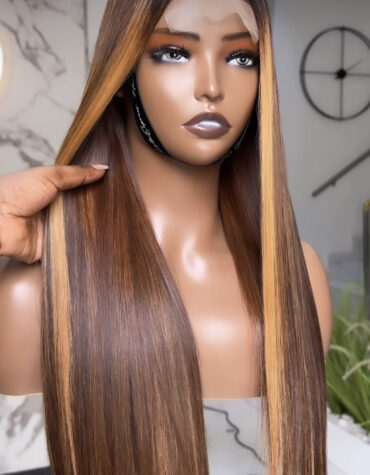 20inches 300 2*6 closure wig Custom colored