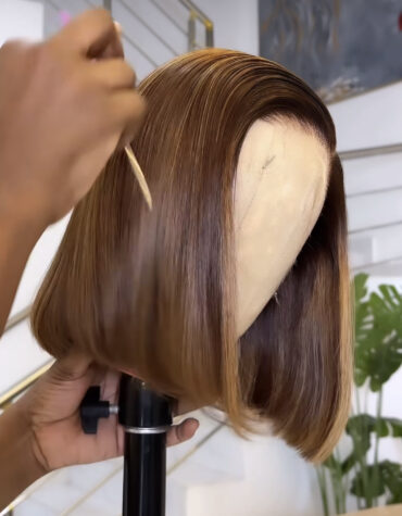 10inches 200g 13*6hd frontal custom colored wig