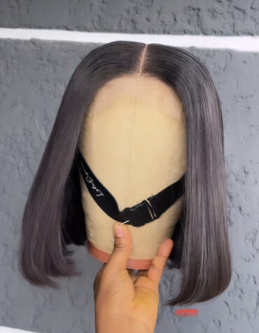 10inches 200g 2*6 closure wig