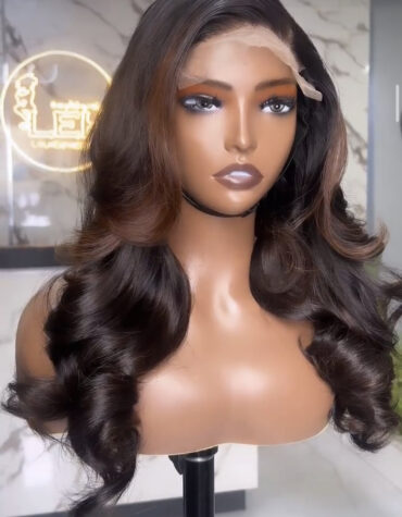 20inches 300g 5*5 swiss closure Custom colored