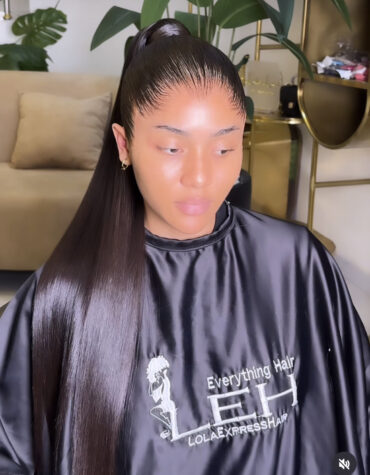 Frontal ponytail