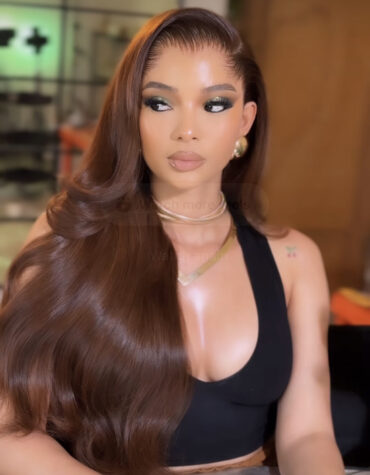 24inches layered 400g 13*6hd frontal Custom colored