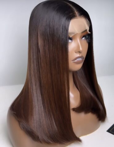 16inches 300g 2*6 custom colored wig
