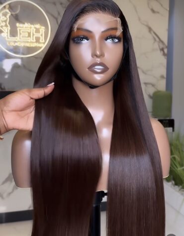 24inches 300g 5*5hd closure custom colored wig