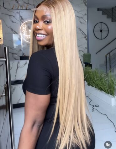 26inches 300g 3*6hd closure blonde wig