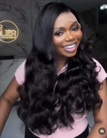 26inches layered 400g swiss frontal wig