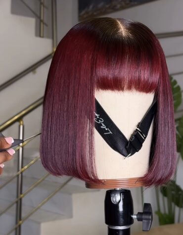 10inches 200g closure fringe custom colored