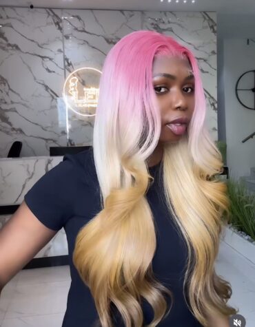 300g hd frontal custom colored wig