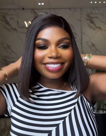 200g brown tip wig