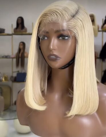 12inches 200g 6*6hd closure blonde