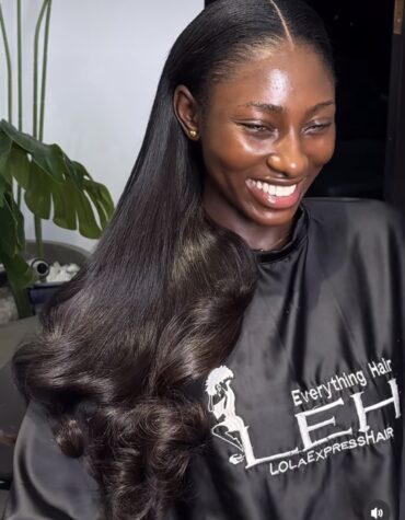 22inches 300g U part wig hair