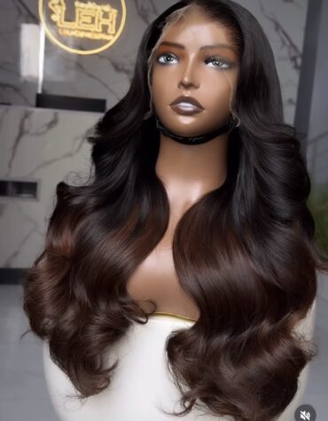 22inches 300g layered 13*6hd frontal custom colored wig