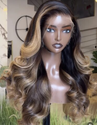 22inches 300g layered 13*6hd frontal custom colored wig