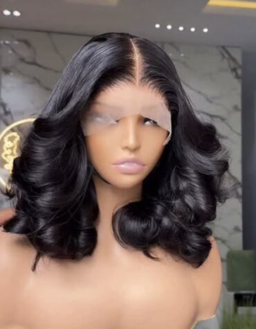 14inches 300g 5*5swiss layered wig