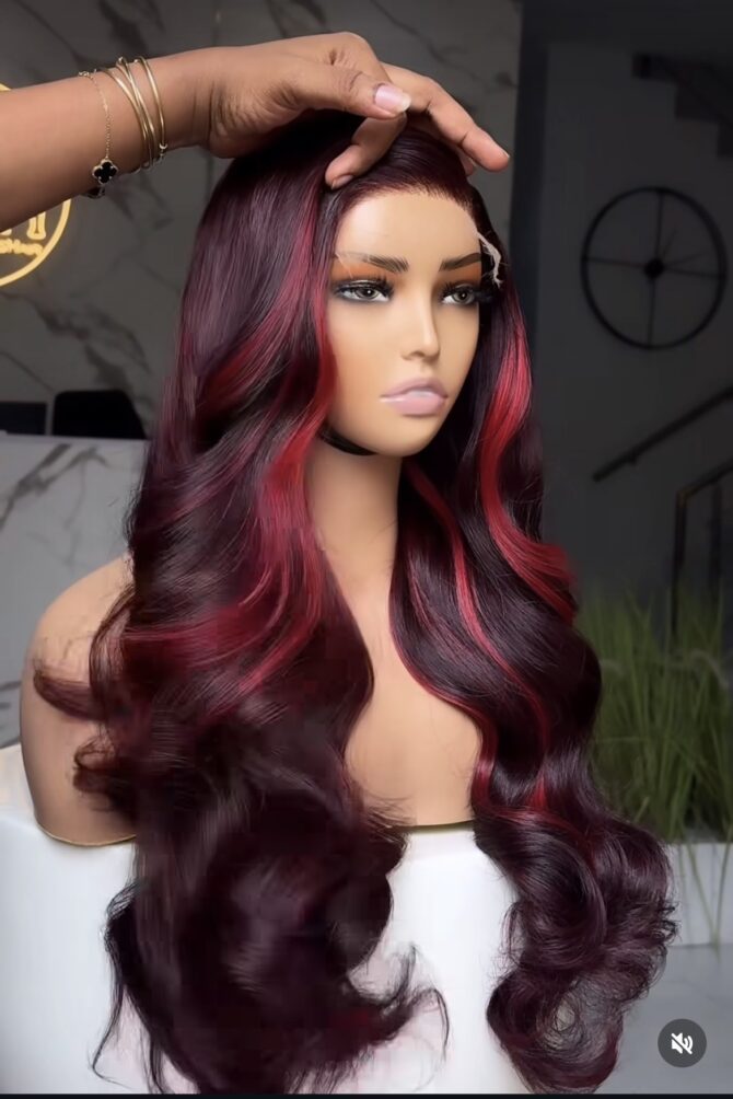 24inches 300g 5*5hd closure layered custom colored
