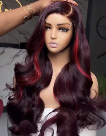 24inches 300g 5*5hd closure layered custom colored
