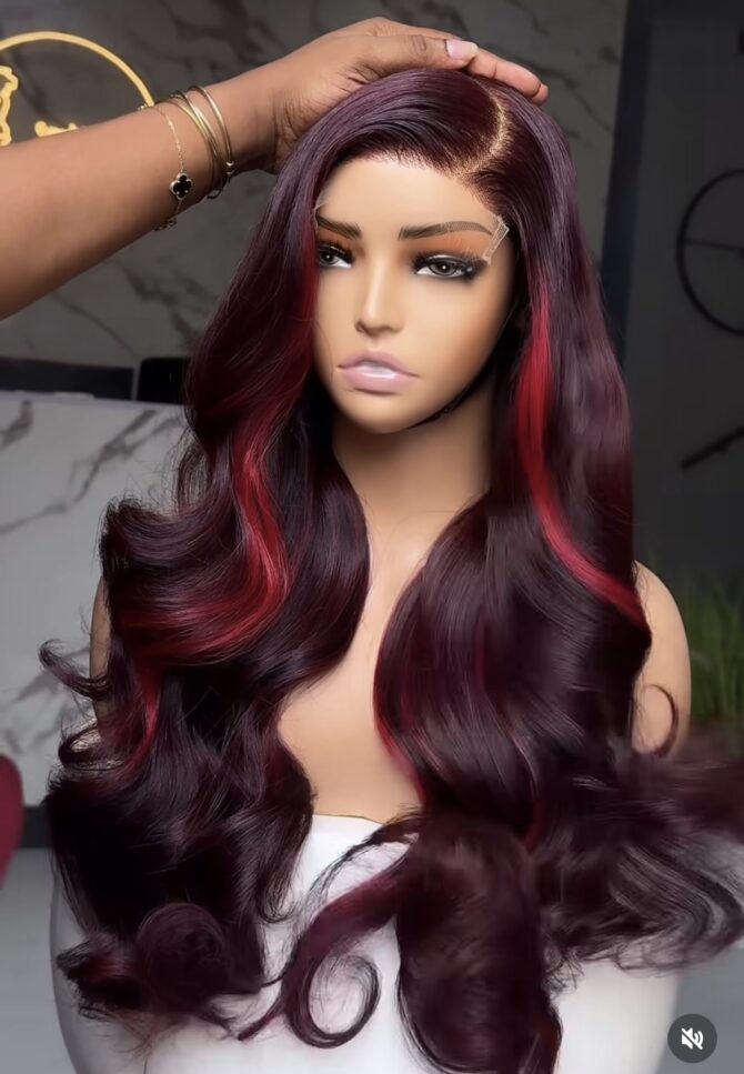 24inches 300g 5*5hd closure layered custom colored