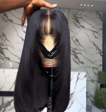 18inches 300g closure fringe layered