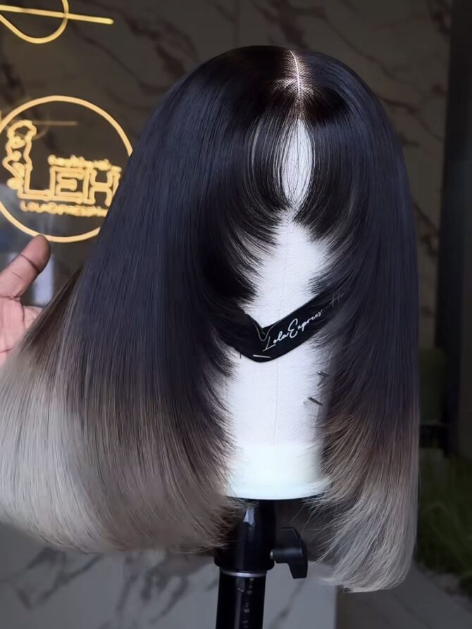 16inches 300g closure fringe layered custom colored