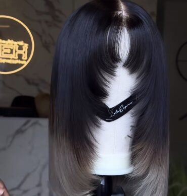 16inches 300g closure fringe layered custom colored