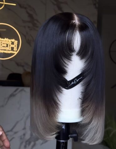 16inches 300g closure fringe layered custom colored