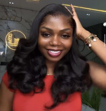 18inches 350g layered 13*6hd frontal wig