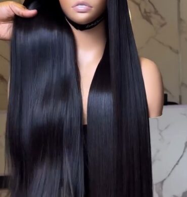 Straight hair in 5*5swiss closure