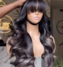 24inches 300g layered 5*5swiss closure custom colored wig