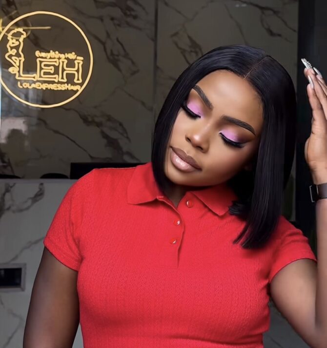 10inches 200g 2*6 closure bob wig