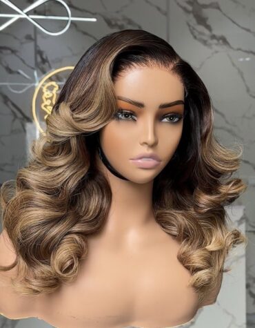 16inches 300g 6*6hd closure custom colored wig