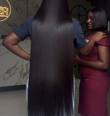 40inches 400g 6*6hd closure wig