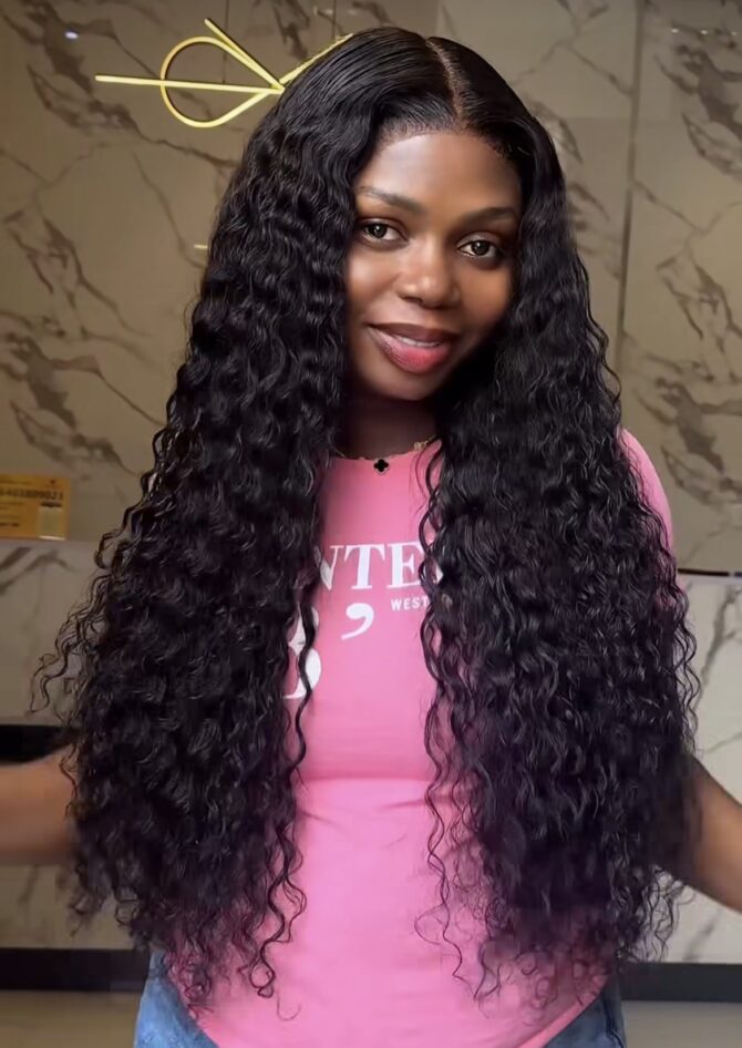 Deep wav in 26inches 300g 13*6hd frontal