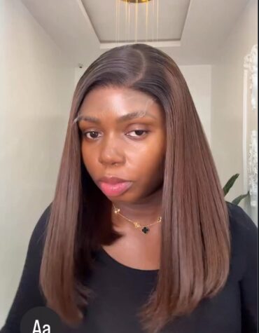 14inches 250g 5*5hd closure custom colored wig