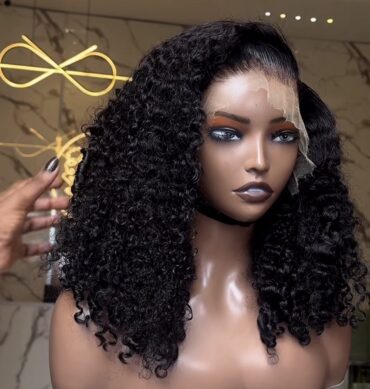 16inches 200g 13*6hd frontal pixie curls