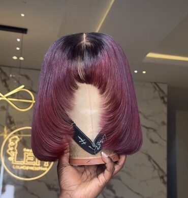 10inches 200g closure fringe layered custom colored