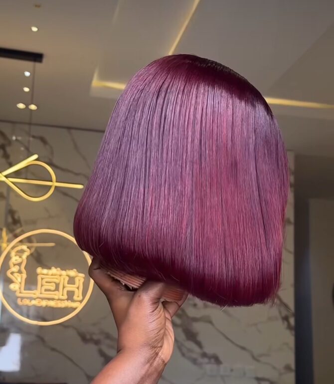 10inches 200g closure fringe layered custom colored