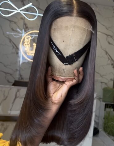 20inches 300g 5*5hd custom colored trimmed layered