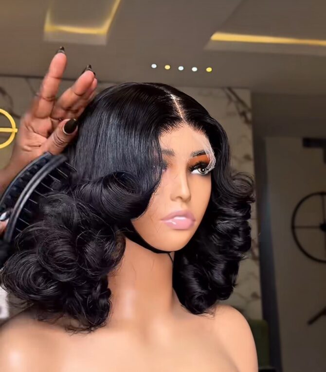 12inches 250g 5*5hd closure wig