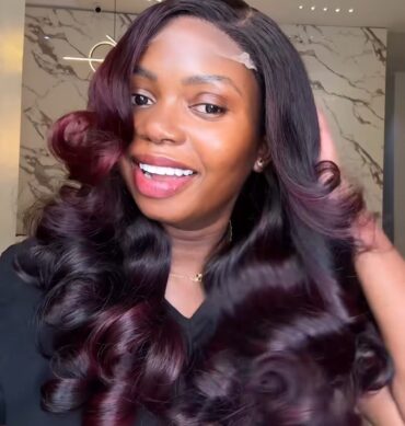 22inches 300g 6*6hd closure custom colored wig