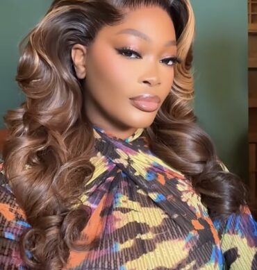 26inches 400g layered 13*6hd custom colored wig