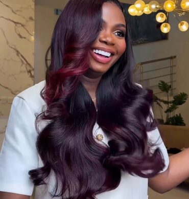 26inches 350g 13*6hd frontal layered custom colored wig