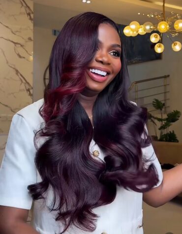 26inches 350g 13*6hd frontal layered custom colored wig