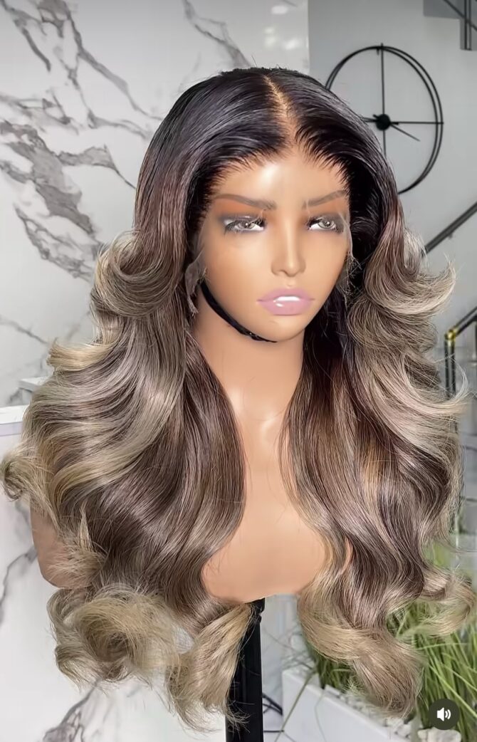 20inches 300g 13*6hd frontal custom colored wig